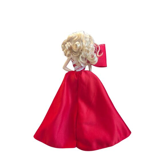 Pre-owned Mattel Barbie 2019 Blonde Holiday Barbie Doll FXF01 - Picture 6 of 7